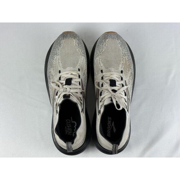 Brooks Glycerin 21 Stealthfit GTS 1104221D135 White/Black Running Shoe M12 $160 - Picture 5 of 10